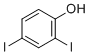 2,4-二碘苯酚分子结构 (CAS 2012-29-5)