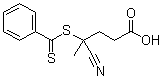 4-氰基-4-(硫代苯甲酰硫基)戊酸分子结构 (CAS 201611-92-9)