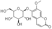 Esculin methyl ether molecular structure (CAS 20186-29-2)