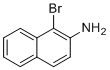 1-溴萘-2-胺分子结构 (CAS 20191-75-7)