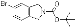 tert-Butyl 5-bromoisoindoline-2-carboxylate molecular structure (CAS 201940-08-1)