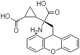 structure of CAS# 201943-63-7, LY 341495;(alphaS)-alpha-Amino-alpha-[(1S,2S)-2-carboxycyclopropyl]-9H-xanthene-9-propanoic acid
