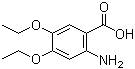 2-氨基-4,5-二乙氧基苯甲酸分子结构 (CAS 20197-72-2)