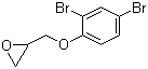 2,4-Dibromophenyl glycidyl ether molecular structure (CAS 20217-01-0)