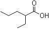 结构式 CAS# 20225-24-5, 2-乙基戊酸