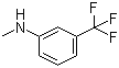 structure of CAS# 2026-70-2, N-Methyl-3-(trifluoromethyl)aniline;N-Methyl-N-[3-(trifluoromethyl)phenyl]amine