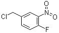 alpha-氯-4-氟-3-硝基甲苯分子结构 (CAS 20274-70-8)