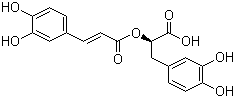 结构式 CAS# 20283-92-5, 迷迭香酸