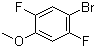 4-Bromo-2,5-difluoroanisole molecular structure (CAS 202865-60-9)