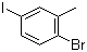 structure of CAS# 202865-85-8, 2-Bromo-5-iodotoluene;1-Bromo-4-iodo-2-methylbenzene