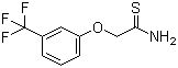 结构式 CAS# 20293-32-7, 2-[3-(三氟甲基)苯氧基]硫代乙酰胺