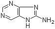 structure of CAS# 20296-09-7, 8-Aminopurine;8-Amino-7H-purine