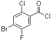 结构式 CAS# 203302-93-6, 4-溴-2-氯-5-氟苯甲酰氯