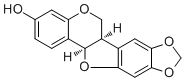 structure of CAS# 2035-15-6, (-)-Maackiain;Inermine; Maackiaine; Trifolirhizin aglycone