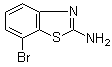 结构式 CAS# 20358-05-8, 7-溴-2-苯并噻唑胺