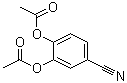 结构式 CAS# 203626-45-3, 3,4-二(乙酰氧基)苯甲腈
