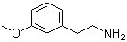 structure of CAS# 2039-67-0, 3-Methoxyphenethylamine;3-Methoxy-2-phenylethylamine; 2-(3-Methoxyphenyl)ethylamine