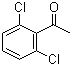 结构式 CAS# 2040-05-3, 2',6'-二氯苯乙酮; 1-(2,6-二氯苯基)乙酮
