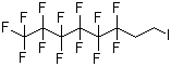 结构式 CAS# 2043-57-4, 1,1,1,2,2,3,3,4,4,5,5,6,6-十三氟-8-碘辛烷