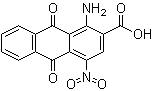 4-Nitro-1-aminoanthraquinone-2-carboxylic acid molecular structure (CAS 2058-02-8)