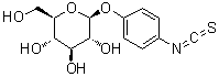 4-Isothiocyanatophenyl beta-D-glucopyranoside molecular structure (CAS 20581-41-3)