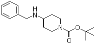 structure of CAS# 206273-87-2, tert-Butyl 4-(benzylamino)piperidine-1-carboxylate