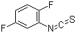 结构式 CAS# 206559-57-1, 2,5-二氟苯基异硫氰酸酯