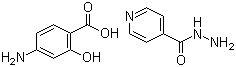 structure of CAS# 2066-89-9, Pasiniazid;Isonicotinic acid hydrazide 4-aminosalicylate
