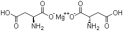 L-天门冬氨酸镁分子结构 (CAS 2068-80-6)