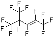 structure of CAS# 2070-70-4, Perfluoro(4-methylpent-2-ene);Nonafluoro-4-trifluoromethyl-2-pentene; Perfluoro-(4-methyl-2-pentene)