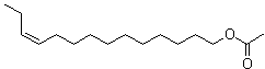 结构式 CAS# 20711-10-8, (Z)-11-十四碳烯-1-醇乙酸酯