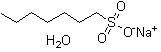 结构式 CAS# 207300-90-1, 1-庚烷磺酸钠盐一水合物