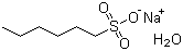 结构式 CAS# 207300-91-2, 1-己烷磺酸钠一水合物