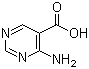 结构式 CAS# 20737-41-1, 4-氨基嘧啶-5-羧酸