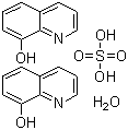 structure of CAS# 207386-91-2, 8-Hydroxyquinoline sulfate monohydrate;8-Quinolinol sulfate; 8-Quinolinol hemisulfate hemihydrate; Oxine sulfate