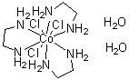 (OC-6-11)-三(1,2-乙二胺)钴三氯化物二水合物分子结构 (CAS 207802-43-5)