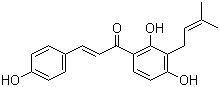结构式 CAS# 20784-50-3, 异补骨脂查尔酮; 补骨脂乙素