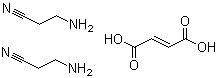 beta-铵丙腈半富马酸盐分子结构 (CAS 2079-89-2)