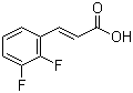结构式 CAS# 207981-48-4, 2,3-二氟肉桂酸