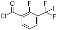 structure of CAS# 208173-19-7, 2-Fluoro-3-(trifluoromethyl)benzoyl chloride