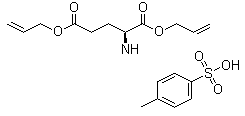 结构式 CAS# 20845-16-3, L-谷氨酸二(2-丙烯基)酯对甲基苯磺酸盐