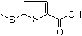 结构式 CAS# 20873-58-9, 5-(甲硫基)噻吩-2-羧酸