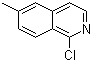 structure of CAS# 209286-73-7, 1-Chloro-6-methylisoquinoline