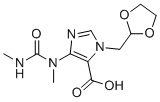 structure of CAS# 2095554-12-2, Doxofylline Impurity 4;1-((1,3-dioxolan-2-yl)methyl)-4-(1,3-dimethylureido)-1H-imidazole-5- carboxylic acid