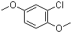 结构式 CAS# 2100-42-7, 2-氯-1,4-二甲氧基苯