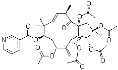 Jatrophane 1 molecular structure (CAS 210108-85-3)
