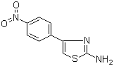 structure of CAS# 2104-09-8, 4-(4-Nitrophenyl)-1,3-thiazol-2-amine