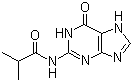 结构式 CAS# 21047-89-2, N-(6,7-二氢-6-氧代-1H-嘌呤-2-基)-2-甲基丙酰胺