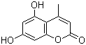 5,7-二羟基-4-甲基香豆素分子结构 (CAS 2107-76-8)