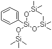 苯基三(三甲基硅氧烷基)硅烷分子结构 (CAS 2116-84-9)
